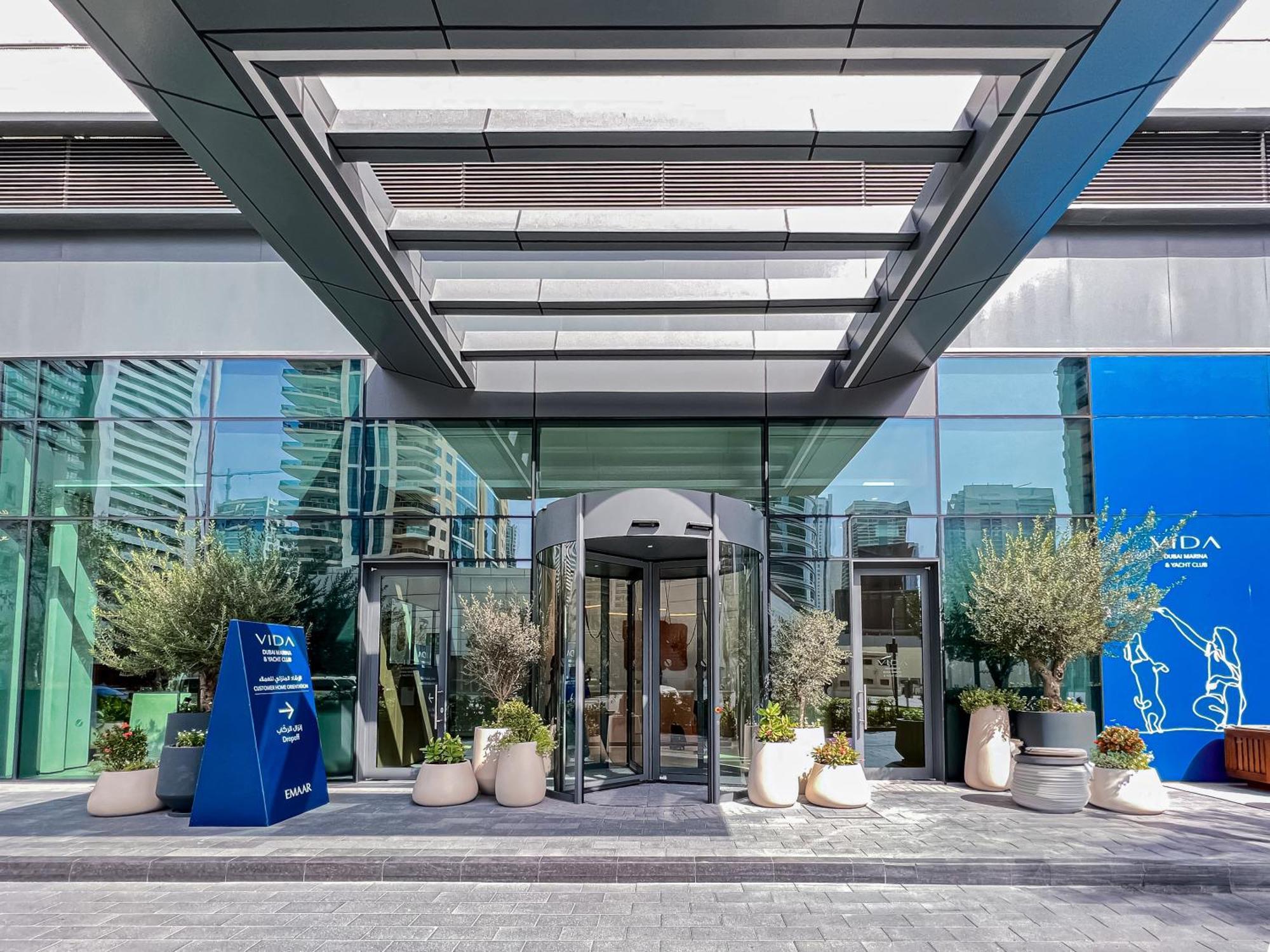 דירות Modern 2Br High Floor Haven In Vida Dubai Marina מראה חיצוני תמונה