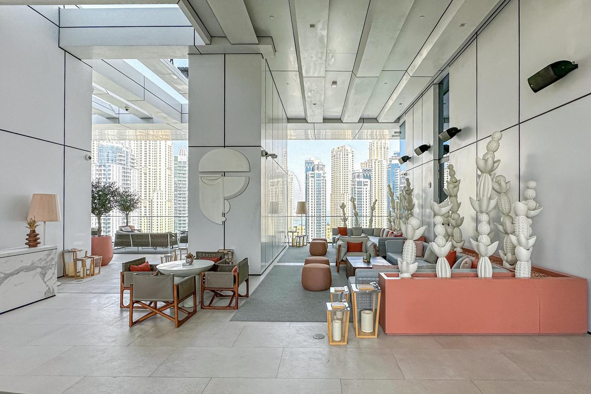 דירות Modern 2Br High Floor Haven In Vida Dubai Marina מראה חיצוני תמונה