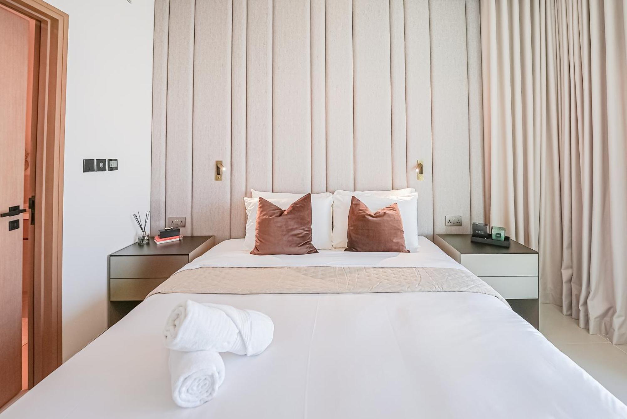 דירות Modern 2Br High Floor Haven In Vida Dubai Marina מראה חיצוני תמונה