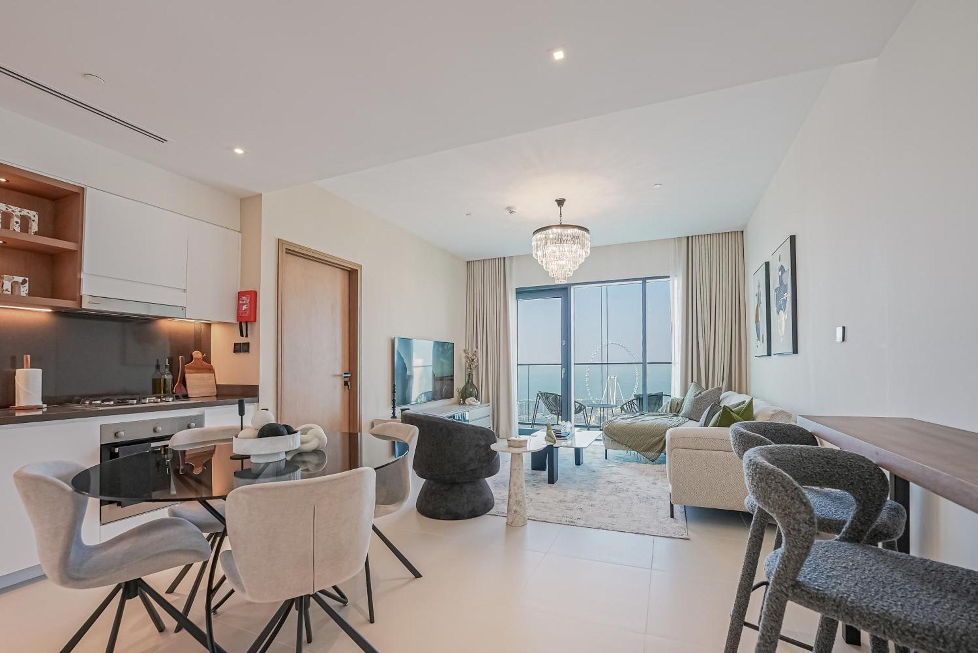 דירות Modern 2Br High Floor Haven In Vida Dubai Marina מראה חיצוני תמונה
