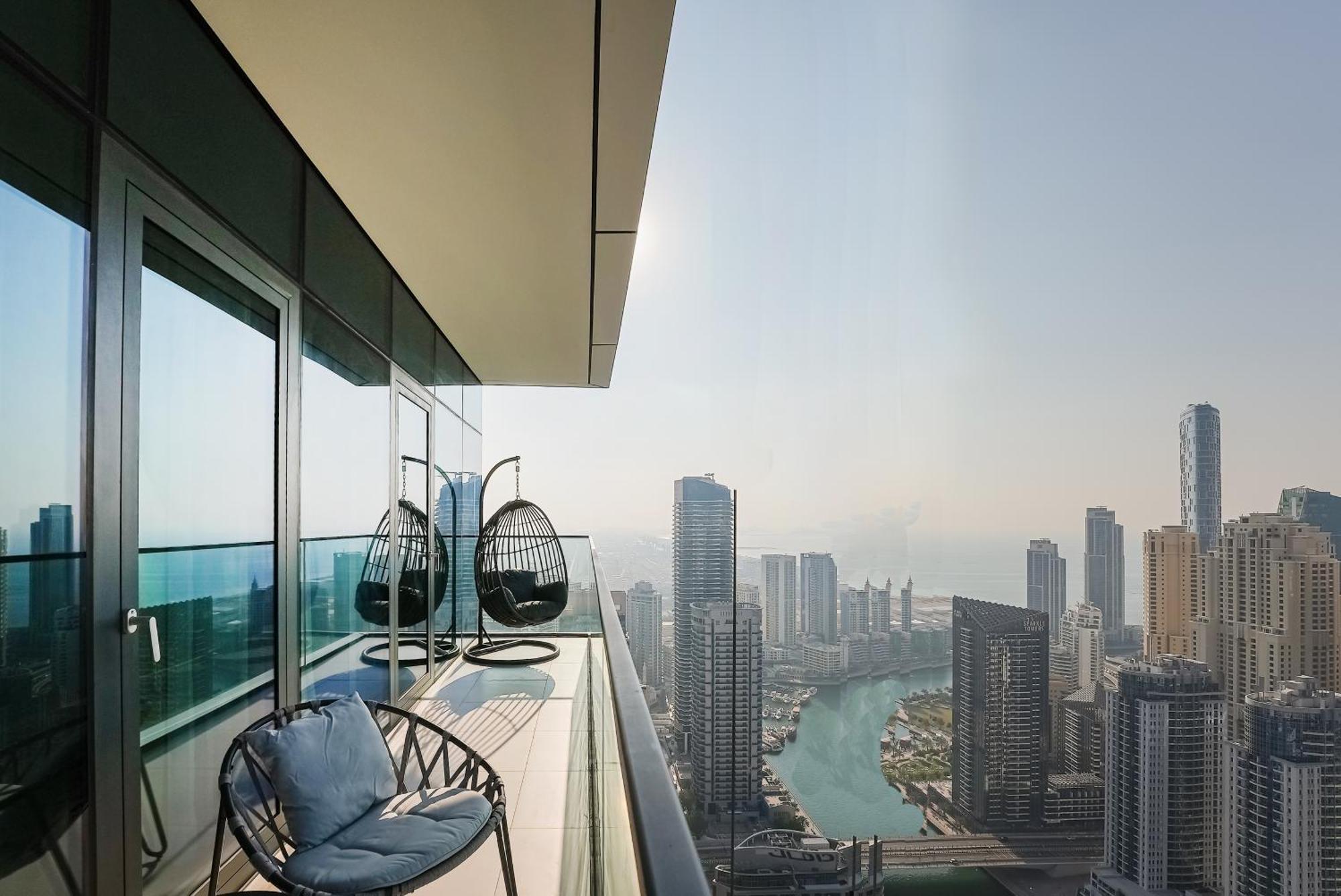 דירות Modern 2Br High Floor Haven In Vida Dubai Marina מראה חיצוני תמונה